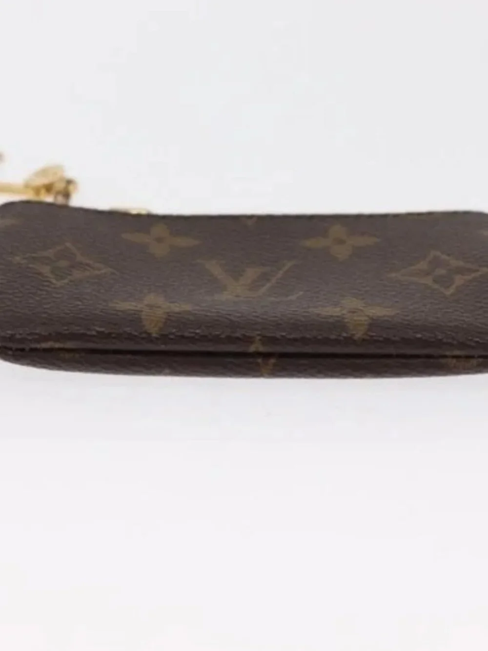LOUIS VUITTON Monogram Pochette Cles Coin Purse M60033 LV Auth 168399